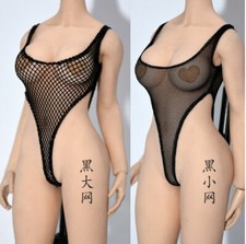 1/6 Female High Cross Mesh Swimsuit Clothes Fit 12'' PH TBL UD Figure Body