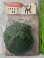 Vintage Vo Toys Cat Nip Toy NOS in Packaging Head Green Face Green Hair