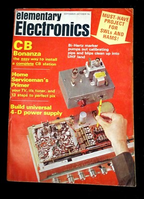 Vintage 1967 ELEMENTARY ELECTRONICS Sept-Oct Booklet