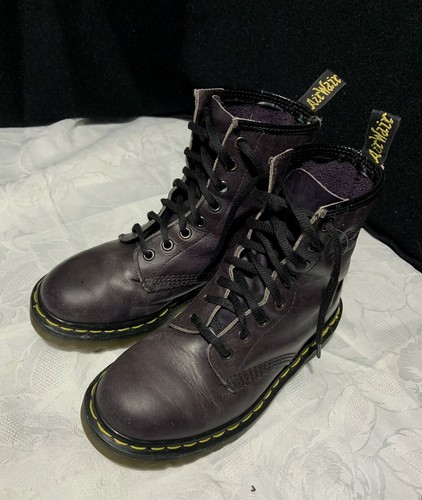 Dr. Martens Plum Purple UK 5 6 Combat 