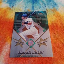 Derek Jeter 2001 Topps Finest All-Stars #FAS2 New York Yankees HOF
