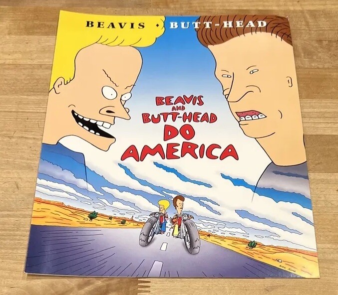 RARE Beavis And Butt-Head Do America Movie Premiere Folder Give
