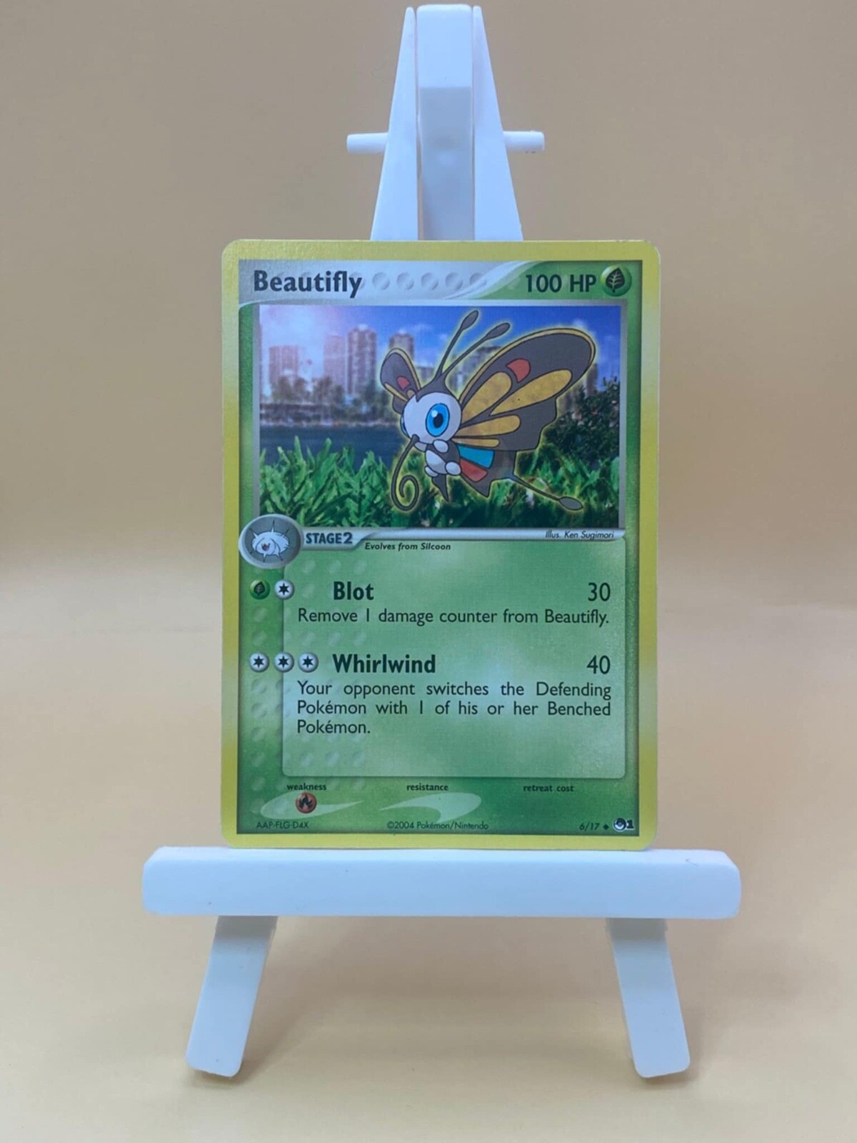 Beautifly 6/17  Non-Holo  POP SERIES 1  Light Play Pokemon Card
