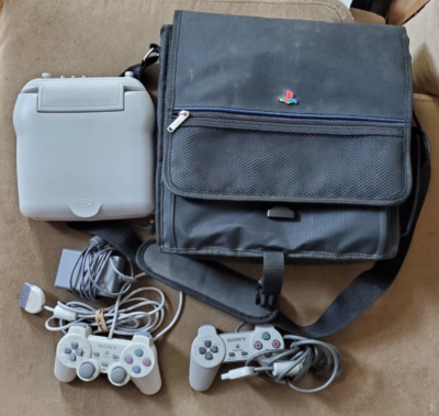 Sony PlayStation PSOne PS1 Slim Console W/ LCD Screen