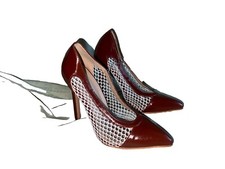 She&in Size 35 New Pumps Fishnet Heel 4.5” #But5