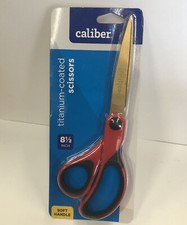 8 1/2 Inch Titanium-Coated Scissors, Soft Handle- Color may Vary