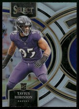 2023 Panini Select #114 Tavius Robinson Silver Prizms