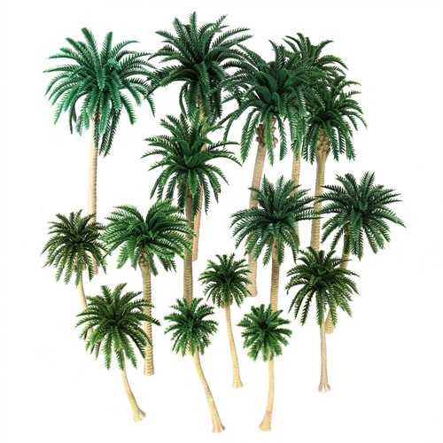 3 Künstliche Mini-Kokospalmen Aus Kunststoff – Perfekt Für Aquarien, Terrarien & Diorama-Landschaften
