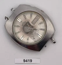 PROJECT TO FIX VINTAGE ORIENT MENS SS CUSHION DAY DATE WATCH 9419