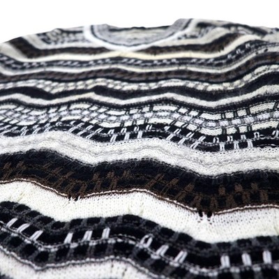 FICCE YOSHIYUKI KONISHI V neck 3D Design Knit Sweater L Multi 