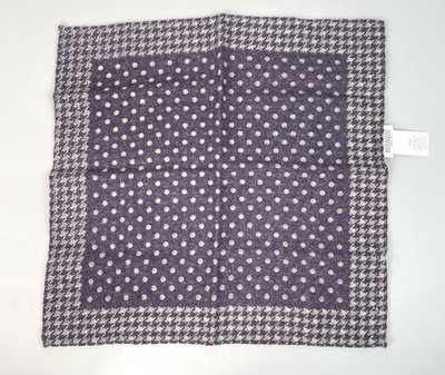 Brunello Cucinelli Wool Pocket Square Scarf  13.75 X 13.5 MADE IN ITALY