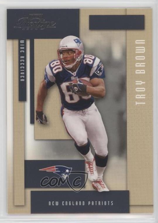 2004 Playoff Prestige Troy Brown #86 y9m