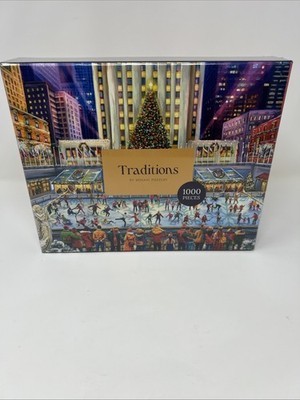 Mosaic Puzzles ~ The Ring of Rockefeller 1000 Piece Puzzle ~ Still Sealed ~ New