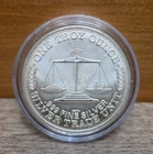 1 Oz. Silver Round .999 Fine "Silver Trade Unit" Scales Of Justice # 138