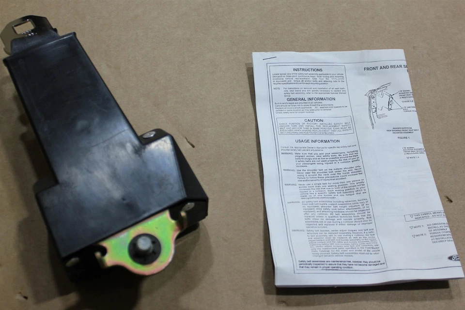 Cinturón de seguridad trasero para camioneta Ford Ranger Mazda serie B 1998 1F608894111 OEM de fábrica Foto 3 de 4