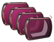 4 Pack ND Filters Set for DJI Osmo Pocket 3 ND16 ND32 ND64 ND256 Aluminum Versio