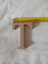 Freestanding Wooden T Letter