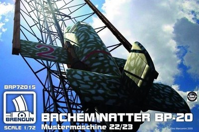 Brengun Bachem Natter BP-20 Mustermaschine 22/23 Bausatz 1:72 Art. BRP72015