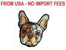 Head Dog Boston Terrier Stickers Dog Animal Patch Cartoon American English Frenc