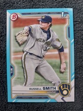 Russell Smith 2021 Bowman Draft #BD-113 Sky Blue /499