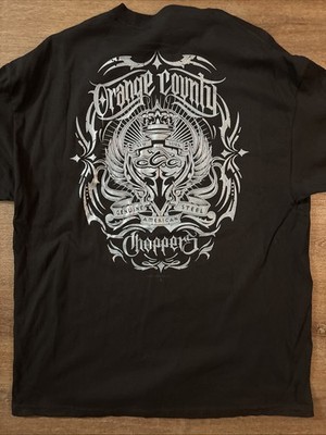 Vintage Orange County Choppers Shirt Mens  Black Moto Y2K Biker Grunge XL