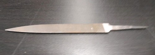Vintage F.L. Grobet Vallorbe Schweizer Muster Präzision 6" Halbrundfeile, Schnitt 2 - Bild 5 von 11