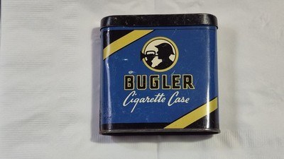 Vintage Bugler Tobacco Pocket Cigarette Case Brown & Williamson Louisville KY