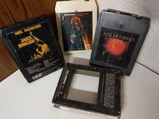 Lot of 3 Neil Diamond 8-Track Tapes - Jazz Singer, Hot August Night, Live