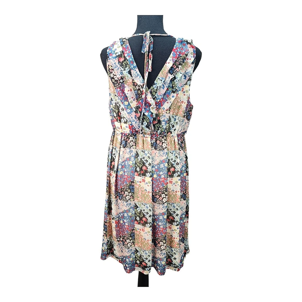 Vestido de Maternidad Jessica Simpson GRANDE Floral Boho Cottagecore Lightweigh Country Foto 3 de 4