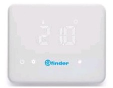 CRONOTERMOSTATO Finder BLISS WI-FI  Da Parete A Batteria,  Bianco 