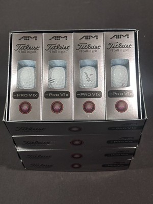 Pro V1x Left Dash AIM Enhanced 2026 NEW 4-Dozen