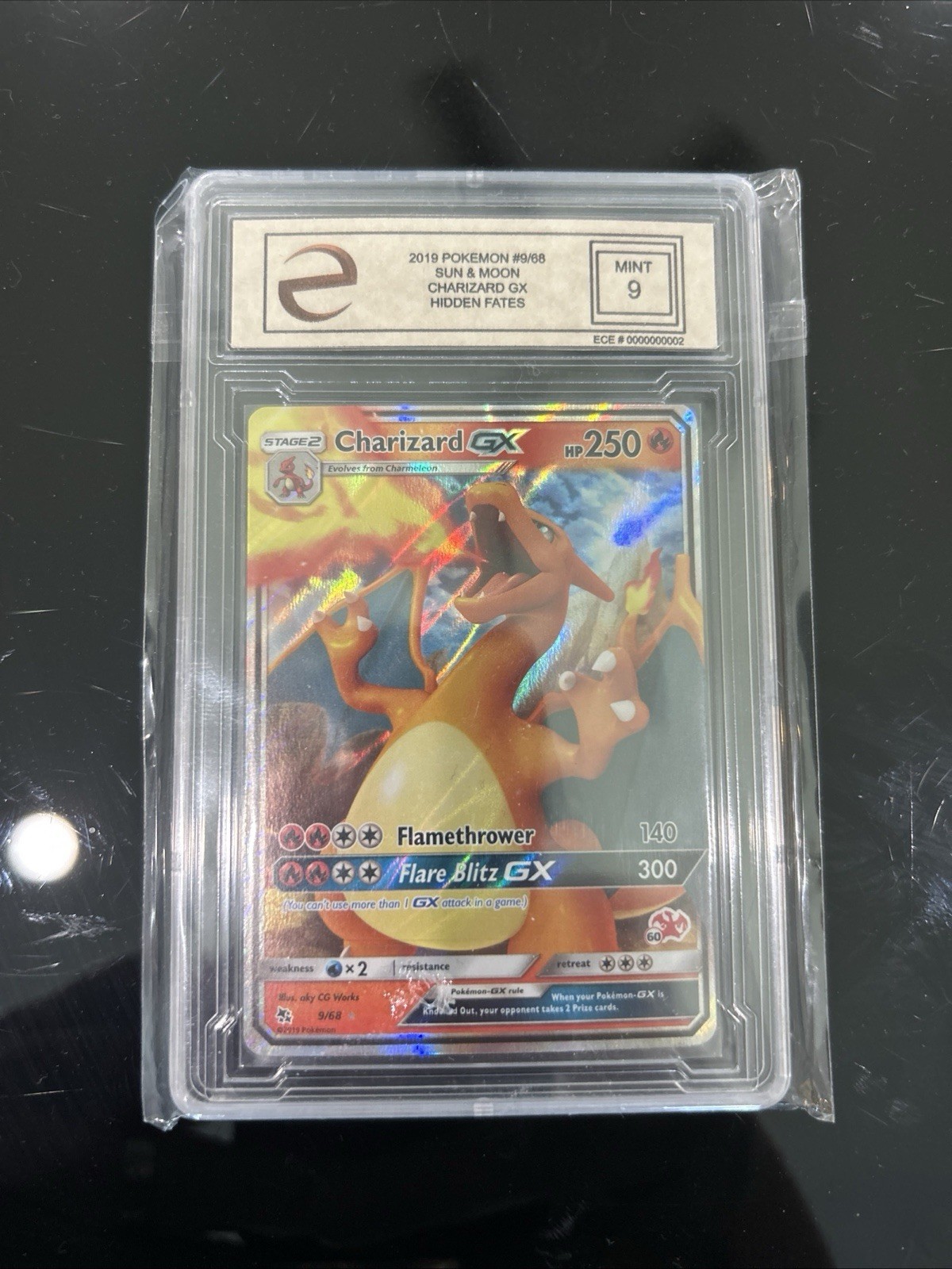 MINT 9 Pokémon Charizard GX Battle Academy #60 - Sun and Moon Hidden Fates