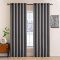 Miulee VerdunklungsvorhäNge Thermo Blickdicht ÖSen 2Er Set 200X245Cm 2 StüCk
