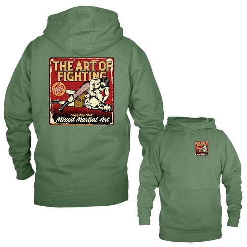 Sudadera con capucha pulóver Art of Fighting de artes marciales mixtas - Imagen 10 de 10