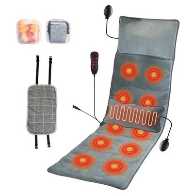 Full Body Electric Massage Mat with Heat Vibration Massage Pad Cushion Back M...