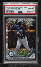 2019 Bowman Chrome Prospects Mega Box Mojo Refractor Julio Rodriguez PSA 10 1j7t