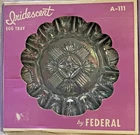 VTG 50's Iridescent Federal Glass Egg Tray - Still In Original Box - Model A-111