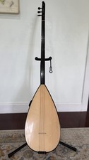 Professional Long-Neck, handmade Saz, 42,5cm Ash tree bowl
