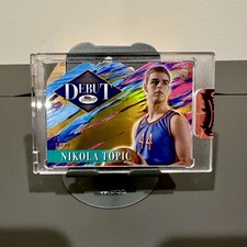 2024-25 Finest Nikola Topic Debut RC Rookie Gold Die Cut Refractor /50 SP Rare