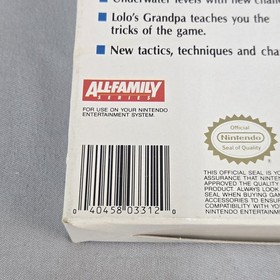 Adventures of Lolo 3 NES Nintendo 1991 CIB Box Manual Authentic Original