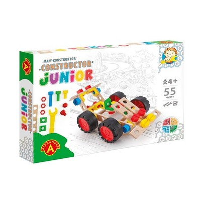 Konstruktionsspielzeug JUNIOR   RACE CAR   Holz- für Kinder ab 4 Jahren