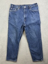 VTG Levis Jeans 40x32 Fits 38x31 Blue 550 Relaxed Fit Made in USA Y2K