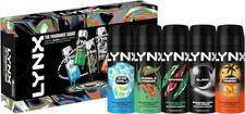 Lynx Fragrance Squad Gift Set 5 Body Sprays Long-Lasting, Fresh, Daily Scent Kit