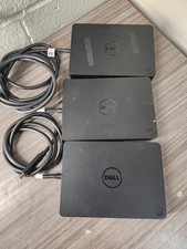 LOT OF 3 GENUINE Dell WD15 K17A USB-C Docking Station NO POWER ADAPTER