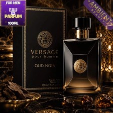 Image of VERSACE Oud Noir EDP 100ml Oriental Woody Oud Men's Intense Evening Fragrance