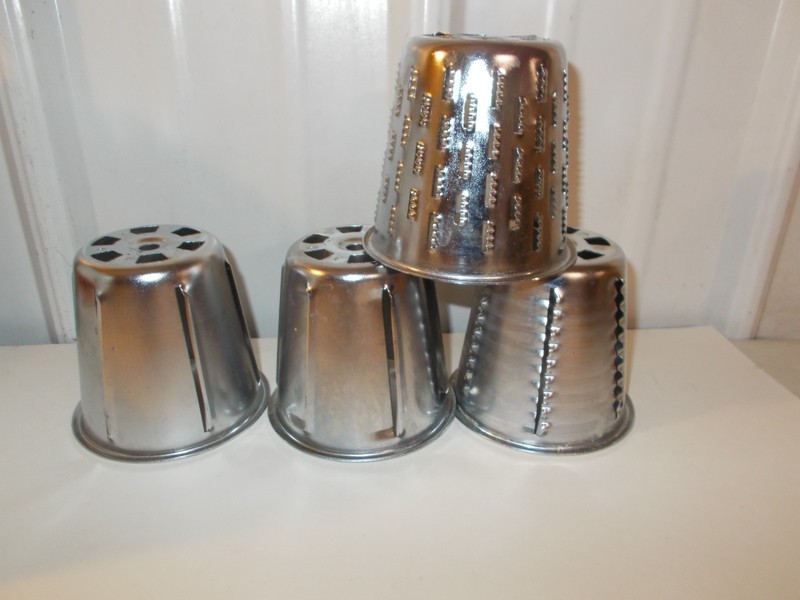 Kitchenaid Mixer RVSA Rotor Slicer Shredder REPLACEMENT 4 Cones