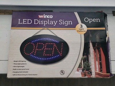 Winco LED-10 Open LED Sign Read*