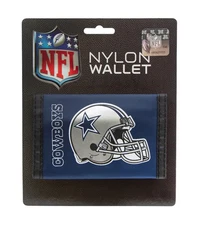 Officially licensed NFL Dallas Cowboys Nylon Trifold Wallet
