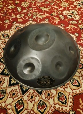 Daroma Handpan Handarbeit D Minor Kurd8 mit 9 Tonfeldern hergestellt In Rom
