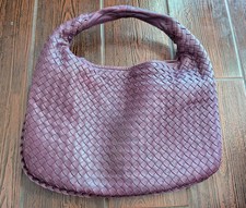 Authentic Bottega Veneta Medium Veneta Hobo Intrecciato Nappa Leather Italy